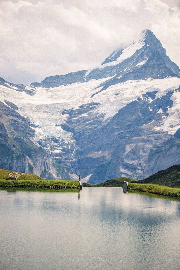 Bachalpsee in Switzerland - Copy Hiking in Switzerland on a budget