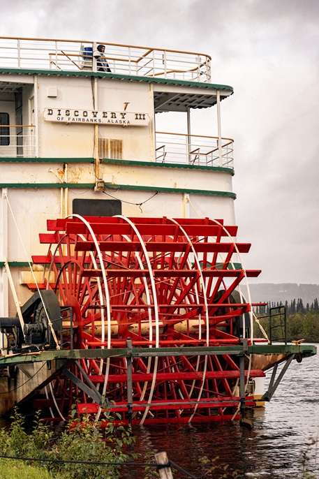 Back of a steam boat