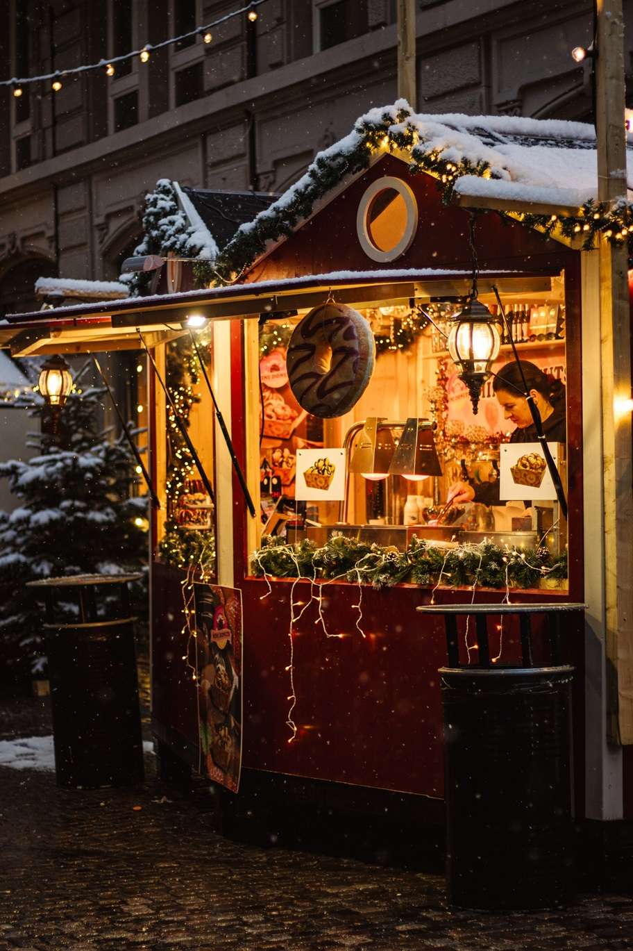 Food stall selling Donuts