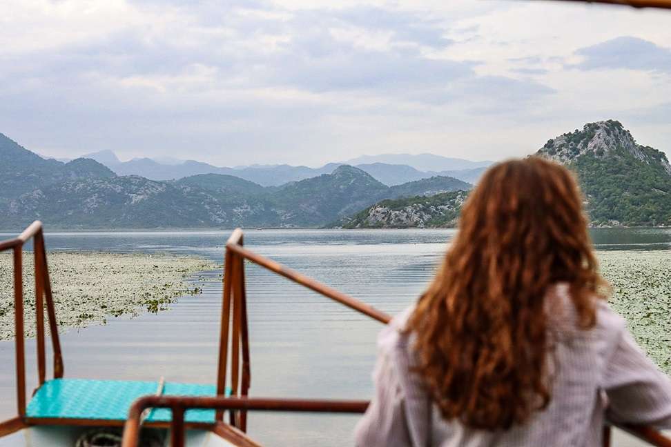 Boat cruise on lake Skadar