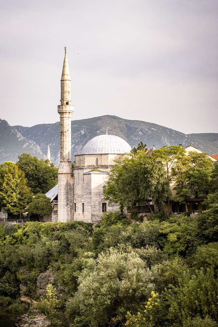 A mosque in Mostar