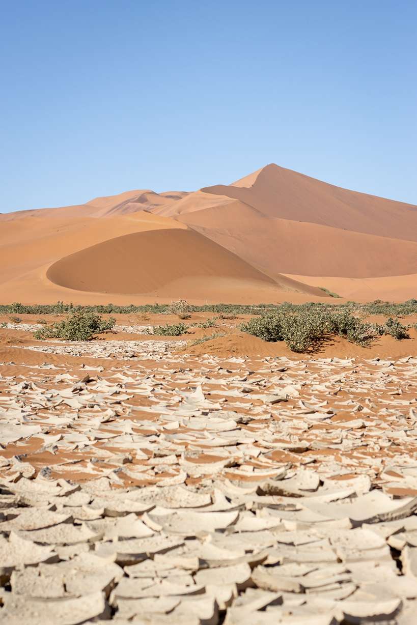 Salt pan in Namibia 2-week Namibia itinerary