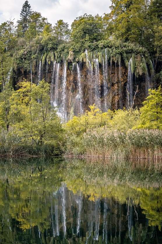 Waterfall at Plitvice Lakes National Park
