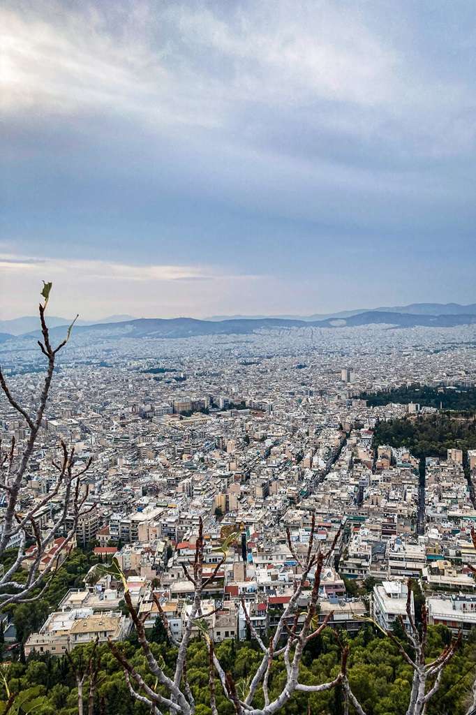 View from Mount Lycabettus in Athens 2-week Namibia itinerary